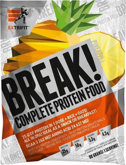 EXTRIFIT Protein Break! 90 g ananas od 55 Kč