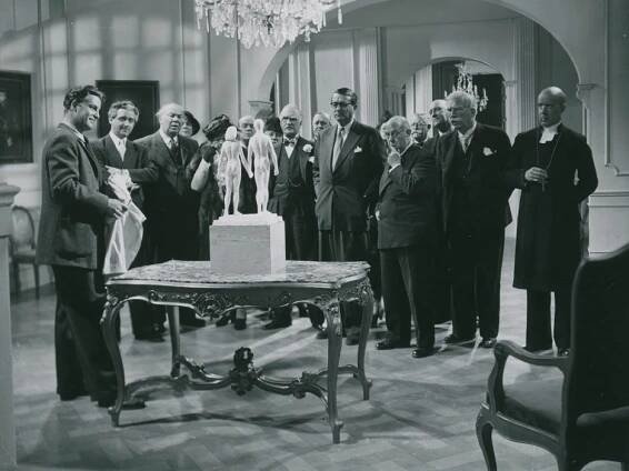 Alf Kjellin, Stig Järrel, Oscar Winge, Olof Winnerstrand, Georg Funkquist - Det är min modell - Z filmu