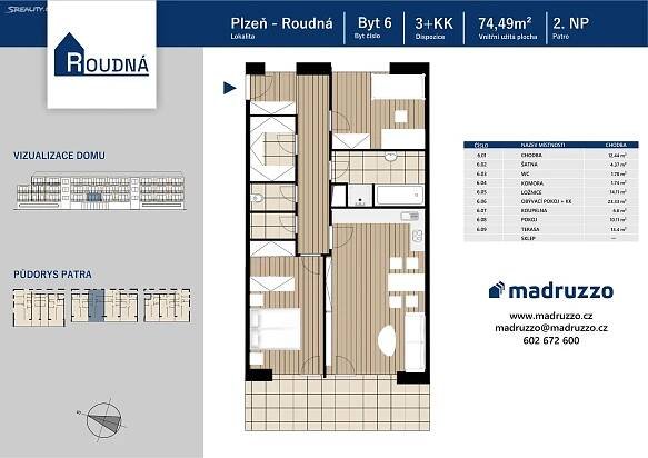 Prodej bytu 3+kk 75 m² Plzeň, Roudná | Reality.iDNES.cz 