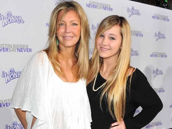 Heather Locklear (L) and Ava Sambora arrive at the premiere of Paramount Pictures' 