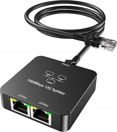 Rozbočovač Kabel LAN Internet RJ45 1 na 2