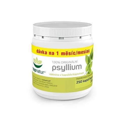 Topnatur Psyllium 250 kapslí