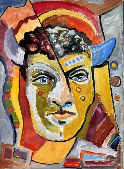 Minotaur V, Self Portrait