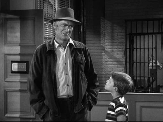 Buddy Ebsen and Ron Howard