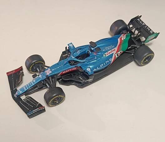 Centauria-F1-1:24 -Alpine A521-Fernando Alonso-2021