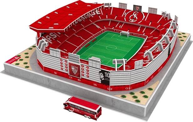 3D PUZZLE STADIUM Svítící 3D puzzle Stadion Ramón Sánchez-Pizjuán - FC Sevilla | Puzzle-puzzle.cz