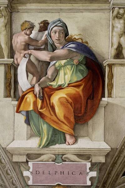A-72 Michelangelo Buonarroti - Sibyla Delfská