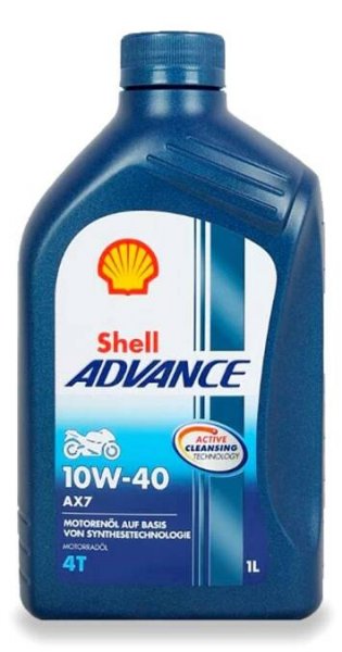 Shell Advance 4T AX7 10W-40, 1L