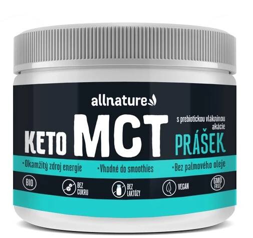 Allnature MCT prášek BIO 250 g