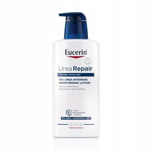 EUCERIN UreaRepair Telové mlieko 10 % urea, 400 ml 1×400 ml, hydratácia pokožky