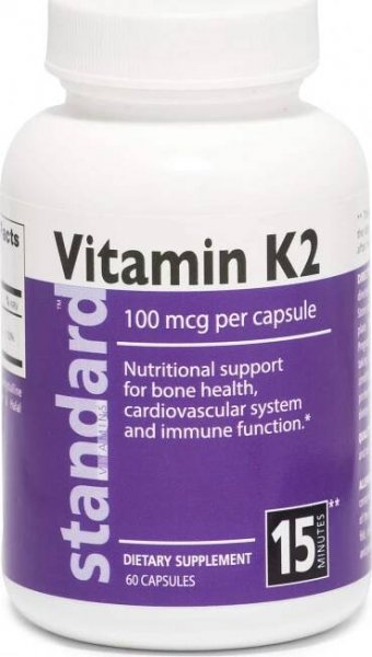 Natural Vitamín K2 60 cps.