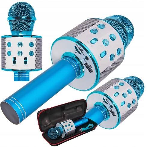 BEZDRÁTOVÝ MIKROFON PRO DĚTI SADA PRO KARAOKE BLUETOOTH POUZDRO EAN (GTIN) 5903457861123