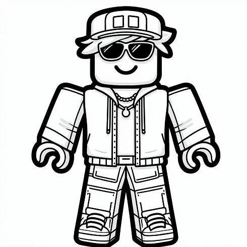 Omalovánka Roblox 54