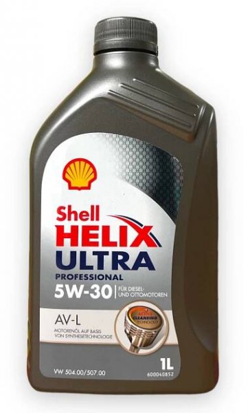 Motorový olej Shell Helix Ultra Professional AV-L 5w30 1L 550048476 SHELL. TecDoc: 550048476.