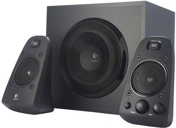 Logitech reproduktory Z623, 2.1, 400W, černé, regulace hlasitosti, pro Notebooky, pro PC, Subwoofer 130W