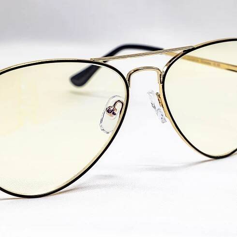GLASSA Blue Light Blocking Glasses PCG 09, dioptrie: +2.50 černo zlatá