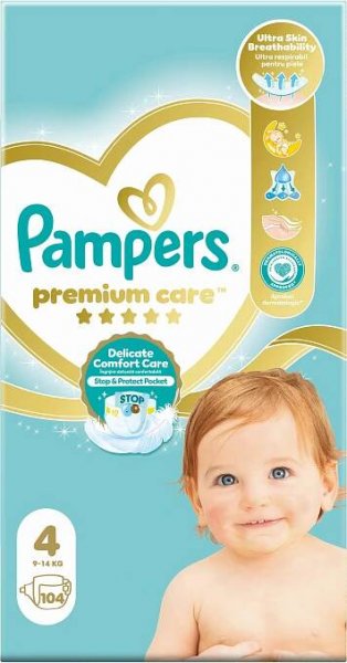 PAMPERS Premium Care Maxi vel. 4 (104 ks)