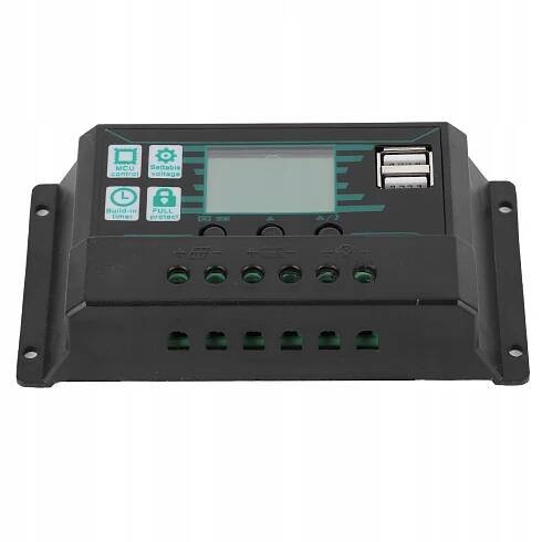 SADA SOLÁRNÍHO PANELU SOLÁRNÍ BATERIE SOLÁRNÍ USMĚRŇOVAČ NABÍJEČKA REGULÁTOR 12V USB za 574.00CZK - Allegro