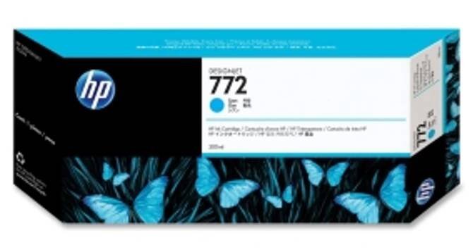 HP azurový (cyan) inkoust, No.772, CN636A, pro barevnou inkoustovou tiskárnu / kopírku HP DesignJet Z5200ps - Xcopy