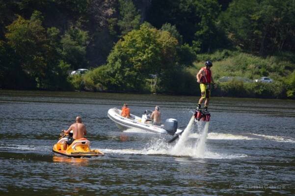 Flyboard Brno v akci