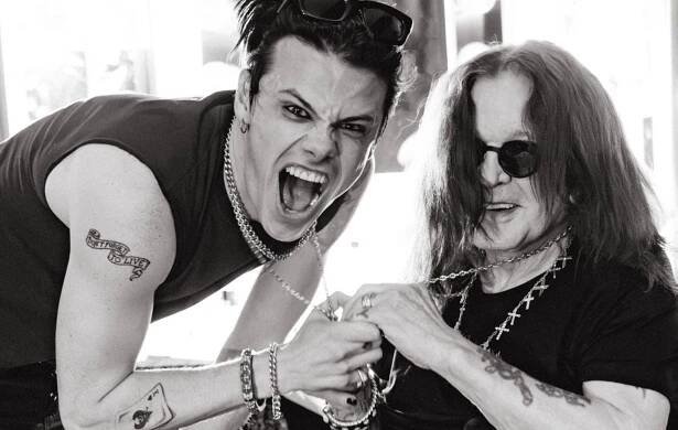 Watch Yungblud gift Ozzy Osbourne custom made gold cross in moving video: “I love you Oz”