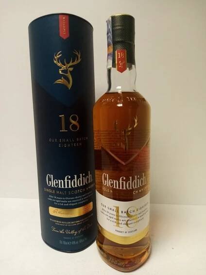 Glenfiddich 18 YO 0,7 l 40% + tuba