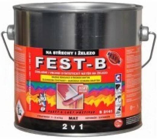 Barvy a laky Hostivař FESTB S2141-0280 HNĚDÝ 2,5Kg
