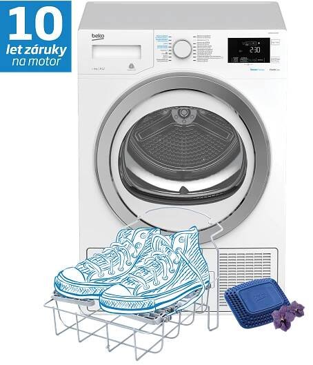 Sušička BEKO XDH8634CSRXDST 13790 Kč
