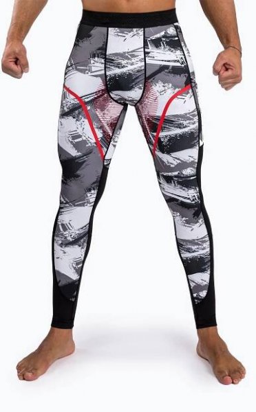 Pánské legíny Venum Electron 3.0 Spats grey/red