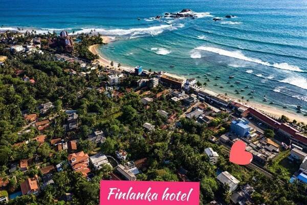Hotel Finlanka Hikkaduwa Exteriér fotografie