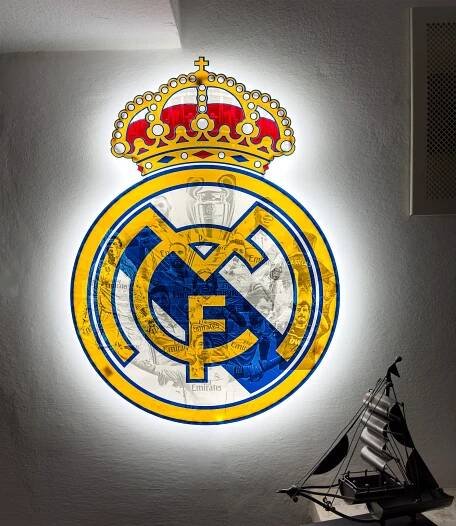 Svítící obraz Real Madrid :: T-tatra.com