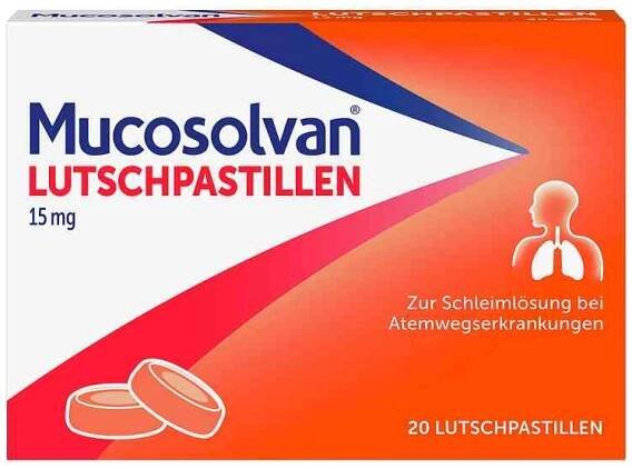 Mucosolvan Lutschpastillen, Hustenlöser Ambroxol 20 stk