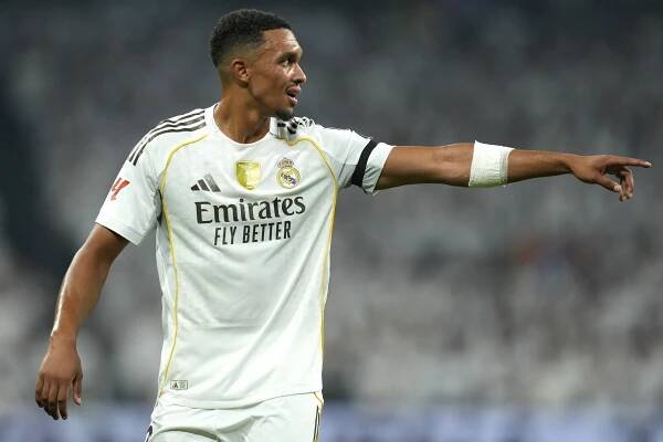 The Real Madrid star's new club will travel to take on Liverpool in the Champions League