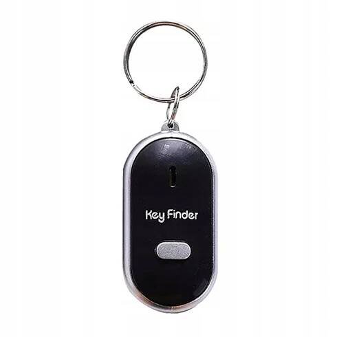LOKÁTOR KLÍČŮ PŘÍVĚSEK NA KLÍČE REAGUJE NA PÍŠŤALKU KEYFINDER PŘÍVĚSEK GADGET Stav balení originální