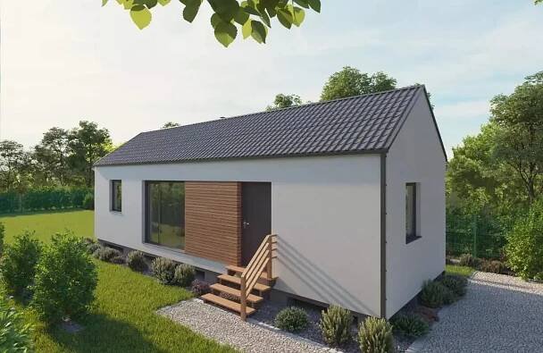 Dům 268 Dřevostavba 3kk, sedlová střecha