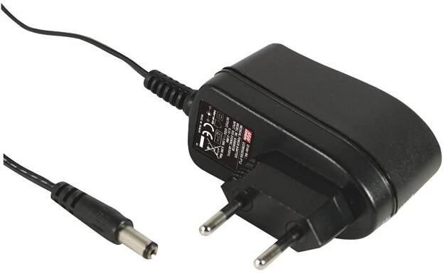 MEAN WELL GSM06E12-P1J zásuvkový napájecí adaptér, stálé napětí, 12 V/DC, 500 mA, 6 W