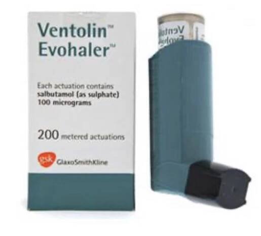 VENTOLIN EVOHALER 100 MCG 200 DOSES