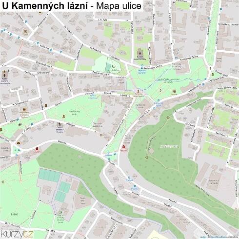 U Kamenných lázní - mapy | Kurzy.cz