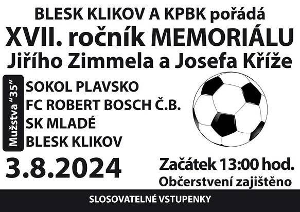 Memoriál Jiřího Zimmela a Josefa Kříže 2024