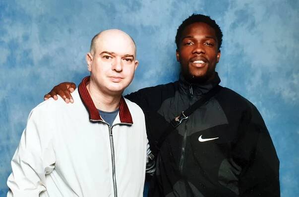 Andrew O'Day with Tosin Cole