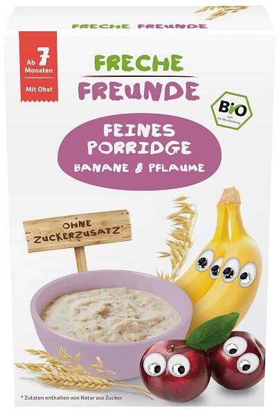FRECHE FREUNDE BIO Kaše Švestka a banán 200 g, 7m+