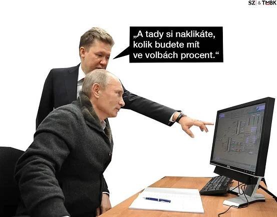 Rusové si v březnu 2024 zvolí „nového“ prezidenta. Putin nikam nespěchá a kandidaturu ještě ani neohlásil, neboť dobře ví, že výsledky má ve svých rukou. Koláž TMBK pro Seznam Zprávy.