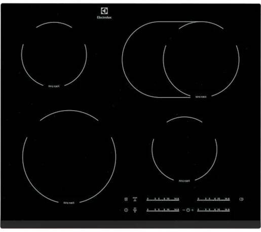 Sklokeramická varná deska Electrolux černá EHF65451FK
