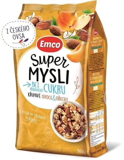 Křupavé mysli Emco - ovoce a ořechy, 500 g