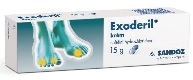 Exoderil 10 mg/g krém 15 g