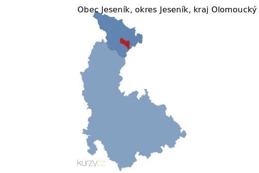 Jeseník v kraji Olomoucký