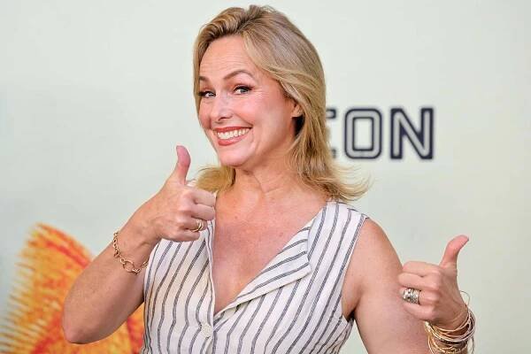 Melora Hardin attends the Los Angeles Premiere of "Splitsville"