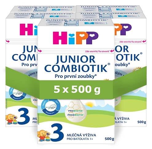 Hipp 3 Junior Combiotik mléčná výživa 5x500 g
