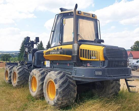 21.4t harvestor Ponsse Ergo 8W lesní práce CZECHMAT.CZ