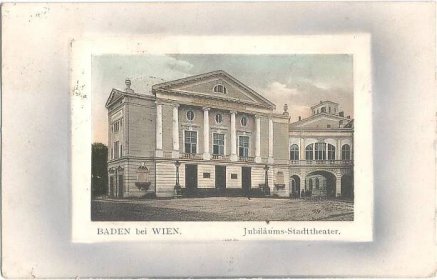 BADEN bei Wien - Jubiläums Stadttheater - Nieder Österreich